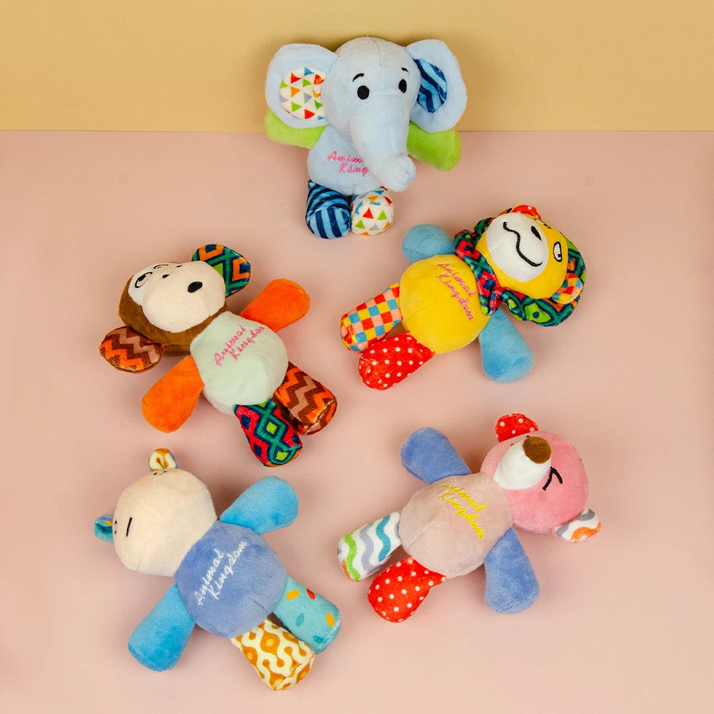 Dog Toys Puppy Toys Cute Squeaky with Crinkle Paper Stuffed Plush Animal Dog Toys for Small Medium Large Dogs