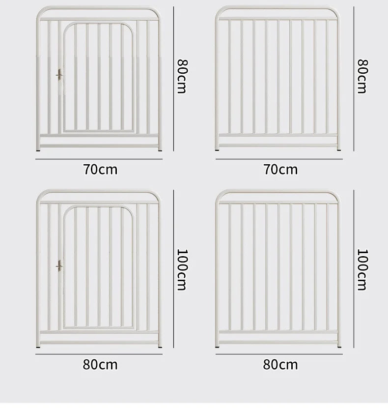 Adjustable Modular Dog Crate Kennel Pet Fence Indoor Outdoor Playpen for Small Medium Large Breeds Training