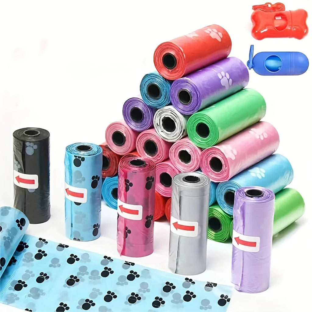 600pcs Dog Poop Bags Pet Poop Bags Disposable Dog Waste Bags Bulk Poop Bags Leak-Proof Dog Waste Bags For Pet Supplies