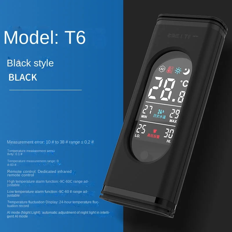 Fish Tank Electronic Thermometer High-precision Digital Display Aquarium Temperature Measuring Water Temperature Inside The Tank