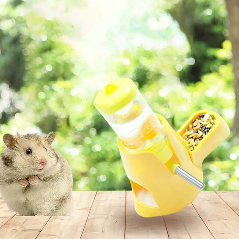 Hamster Water Bottle Small Animal Accessories Automatic Feeding Device Food Container Pet Drinking Bottles