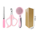 3-in-1 Pet Grooming Kit: Comb, Nail Clippers & Nail Grinder, Safe & Easy-to-Use for Cats & Dogs
