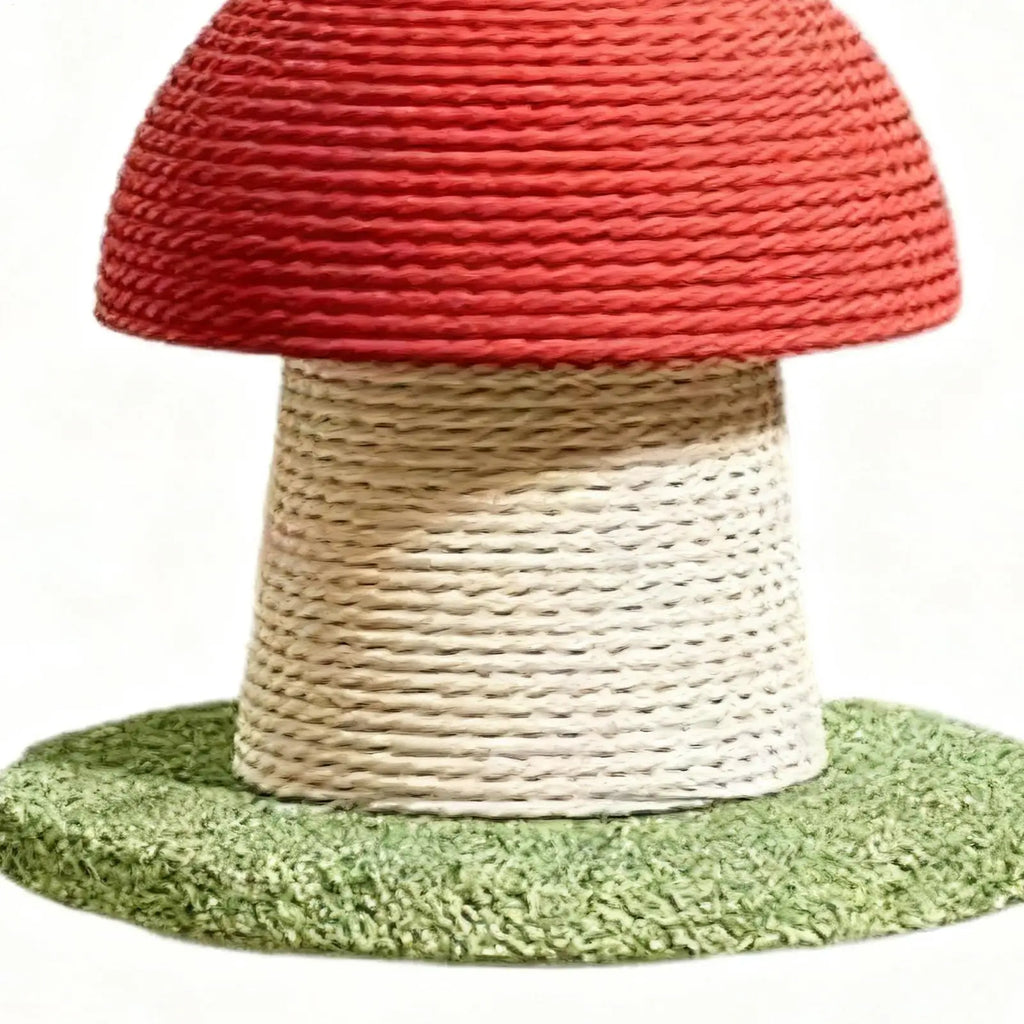 Scratching Post for Cats Sisal Mushroom Modern Tall Scratching Post for Cats for Kitten Exercise Mental Stimulation Physical