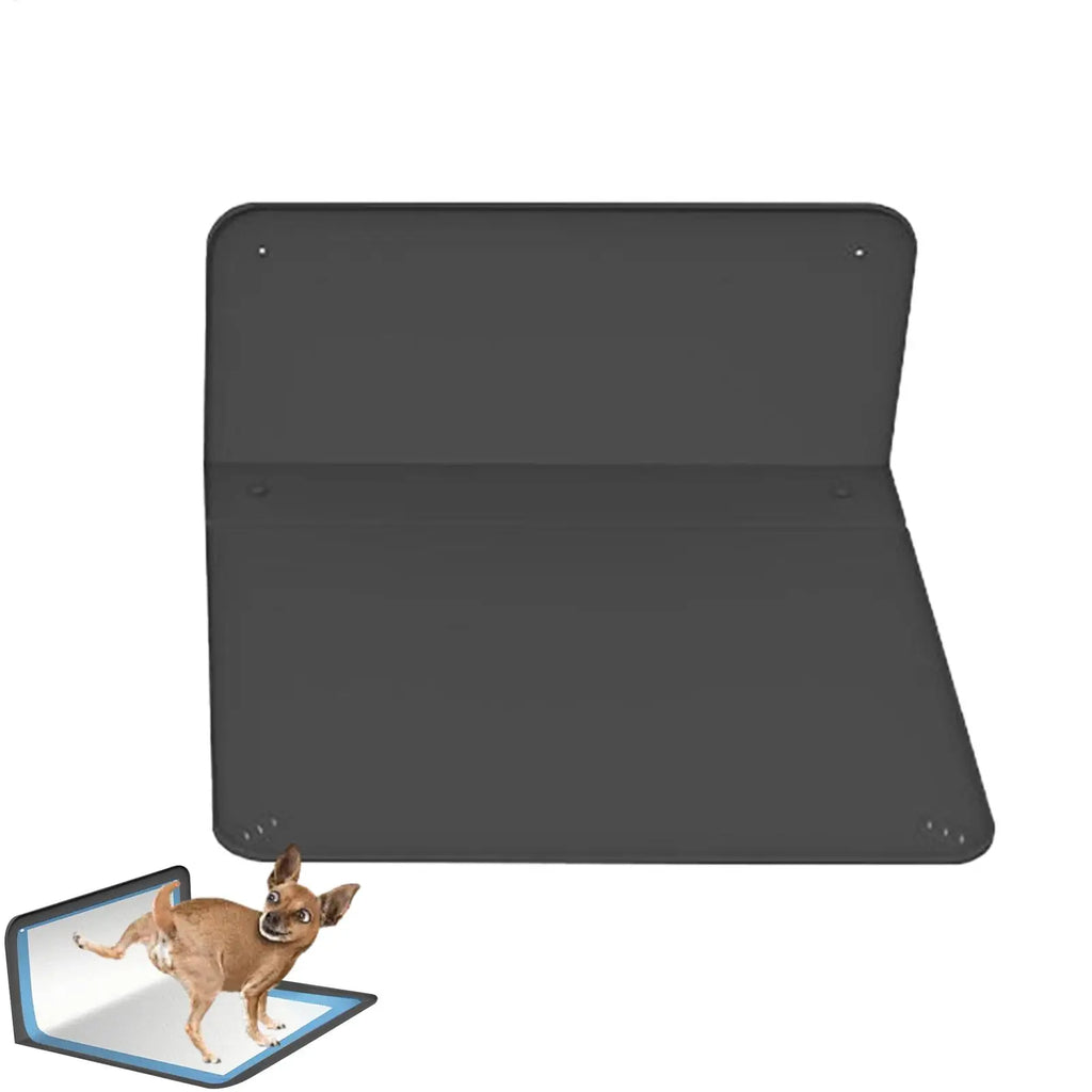 Dog Potty Training Pads Folding Non Slip Pee Pad Silicone Dog Pee Pad Holder easy-to-clean pet pads for indoor use Pet Supplies