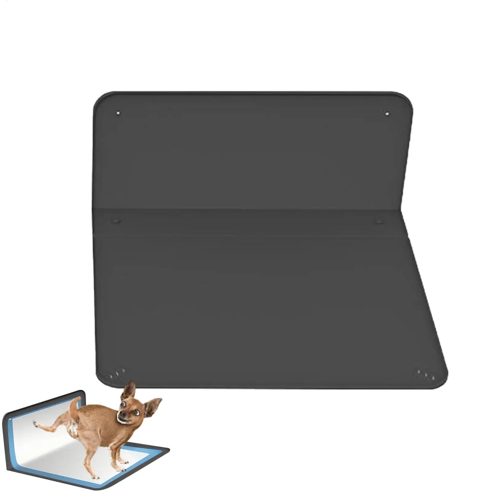 Dog Potty Training Pads Folding Non Slip Pee Pad Silicone Dog Pee Pad Holder easy-to-clean pet pads for indoor use Pet Supplies