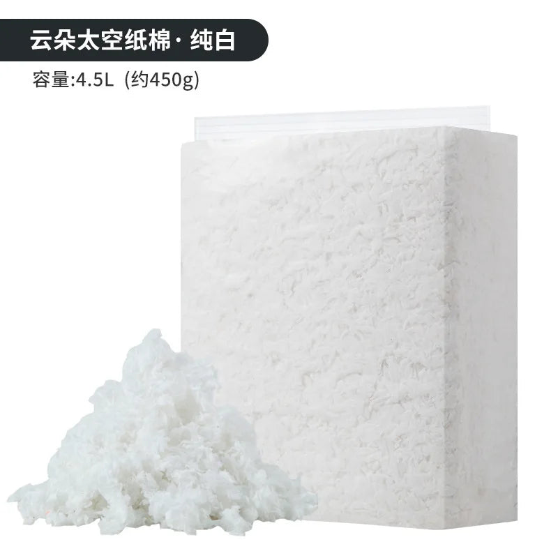 Dust-Free Paper Bedding for Hamsters, Natural Cotton Pad Small Animal Cage Litter, Absorbent Deodorizing Pet Bedding Material