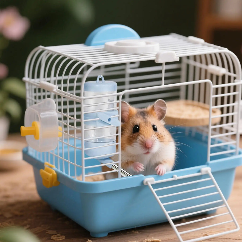 Hamster Water Bottle Hamster Cage Water Dispenser No Drip Bunny Drinker Small Accessories for Cage Gerbil Dwarf Hedgehog Pet