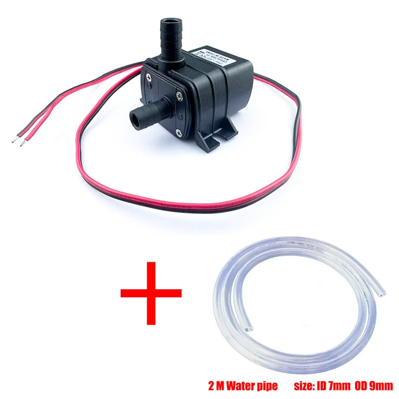 4.8W 5.8W 240L/H Silent Fish Tank Pump DC 12V 24V Solar Brushless Motor Pool Circulating Submersible Pump Water Pump