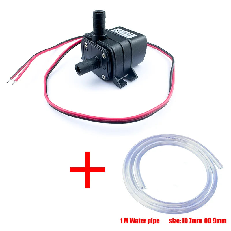 4.8W 5.8W 240L/H Silent Fish Tank Pump DC 12V 24V Solar Brushless Motor Pool Circulating Submersible Pump Water Pump