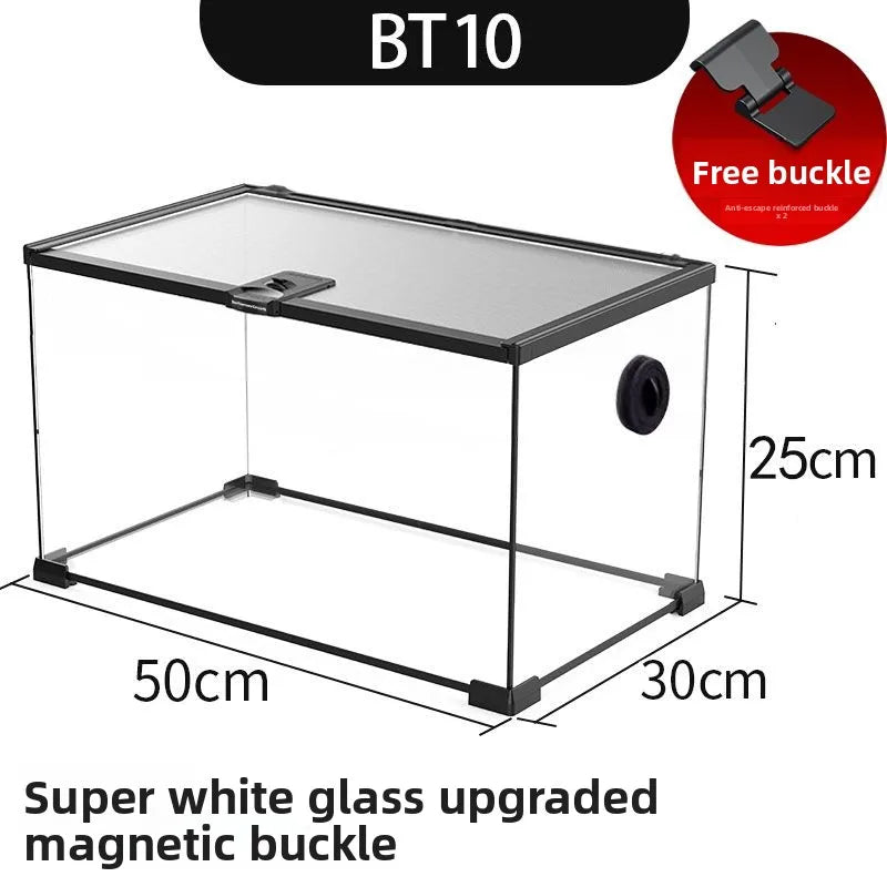 Reptile Glass Tank Spider Turtle Fish Rainforest Tank Reptile Tank Tree Lizard Horned Frog Brontosaurus Breeding Box