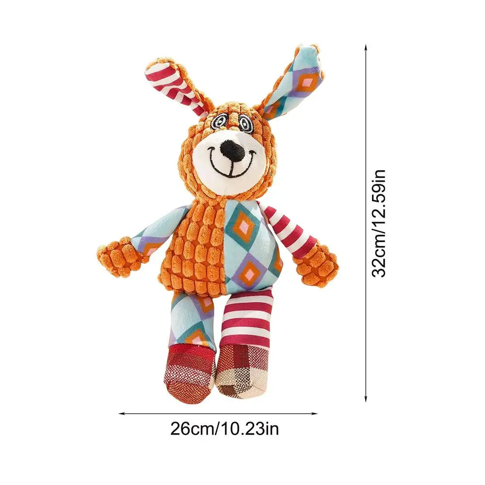 Dog Toys Plush Squeaky Stuffed Animal Puppy Toys Small Dog Toys Stuffed Dog Play Toys Interactive Puppy Toys for Small Medium