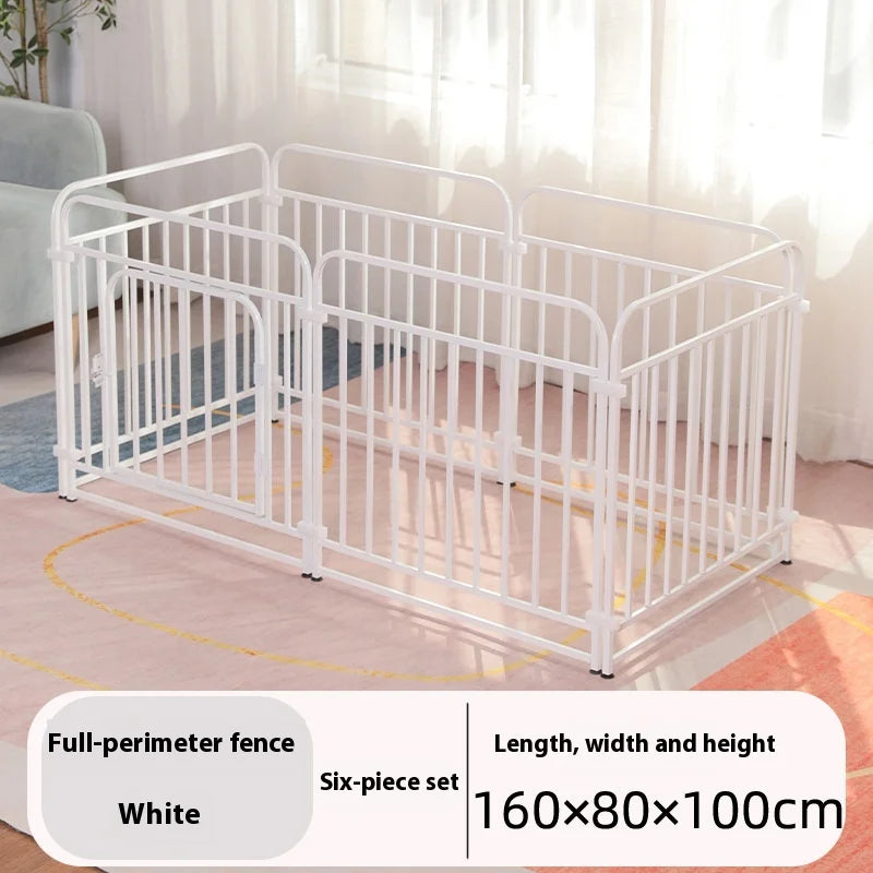 Adjustable Modular Dog Crate Kennel Pet Fence Indoor Outdoor Playpen for Small Medium Large Breeds Training