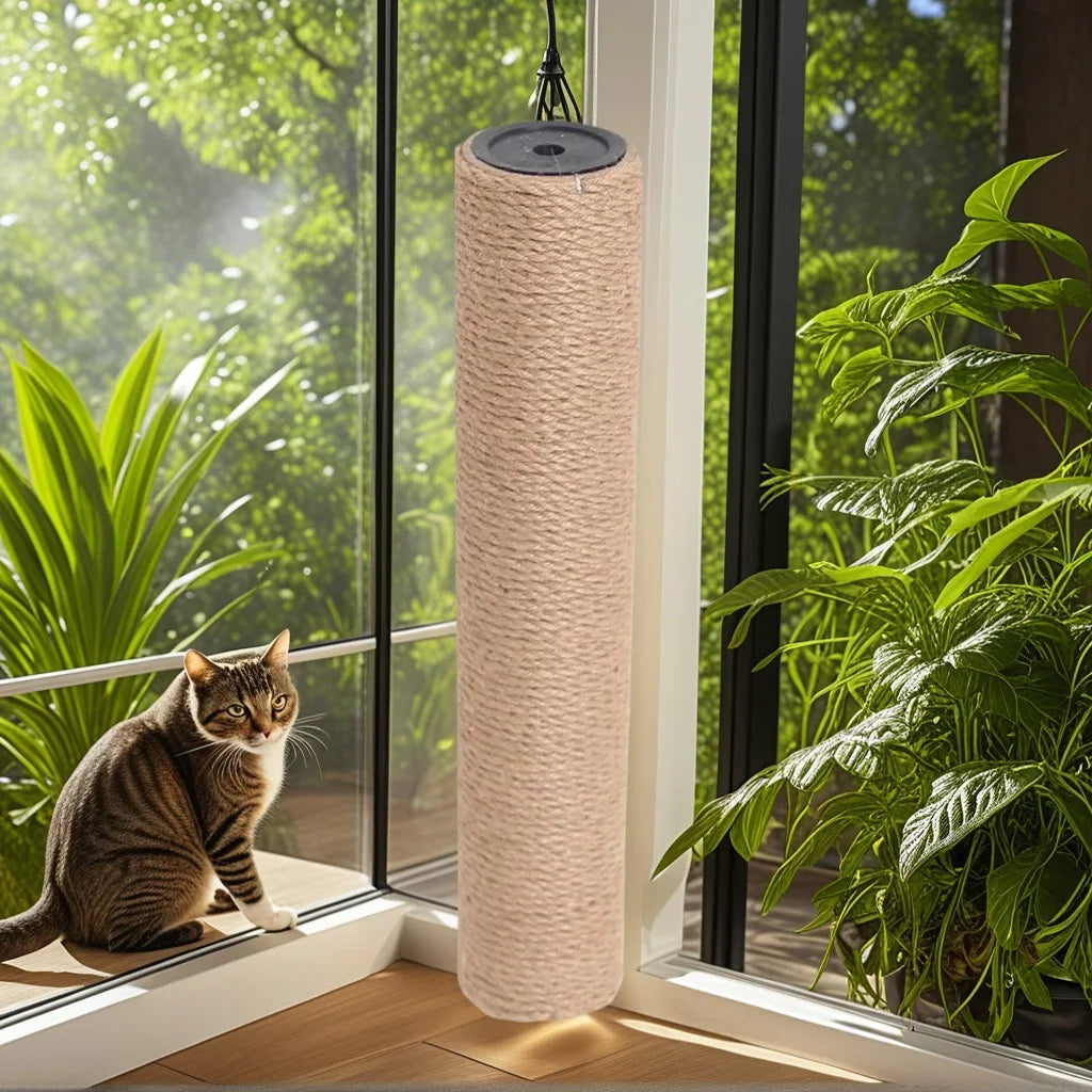 Cat Scratching Post for Cat Tree Tower DIY Cat Climbing Frame Replacement Post Sisal Rope Entangle Kitten Toy Scratch Furniture
