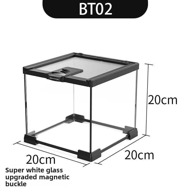 Reptile Glass Tank Spider Turtle Fish Rainforest Tank Reptile Tank Tree Lizard Horned Frog Brontosaurus Breeding Box
