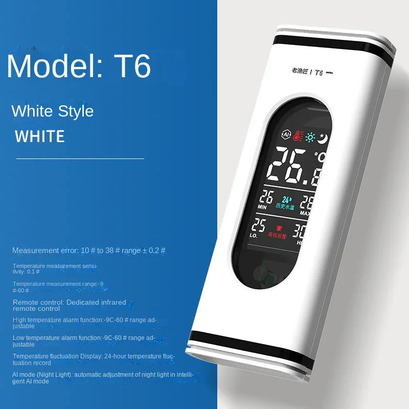 Fish Tank Electronic Thermometer High-precision Digital Display Aquarium Temperature Measuring Water Temperature Inside The Tank