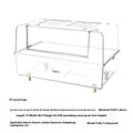 Large Villa Hamster Cage Transparent Acrylic 75 Breeding Box Gerbil House Habitat Decor for Hamsters Quail Chinchillas