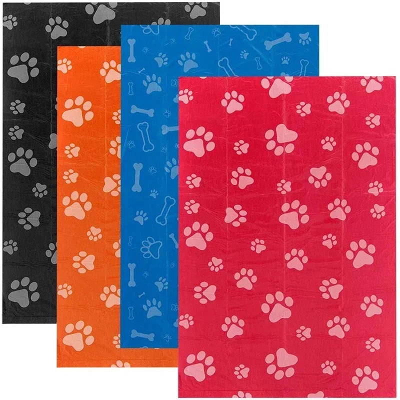 5-100Rolls Dog Poop Bag Outdoor Cleaning Poop Bag Outdoor Pets Supplies for Dog 15Bags/Roll Refill Garbage Bag Pet Supplies
