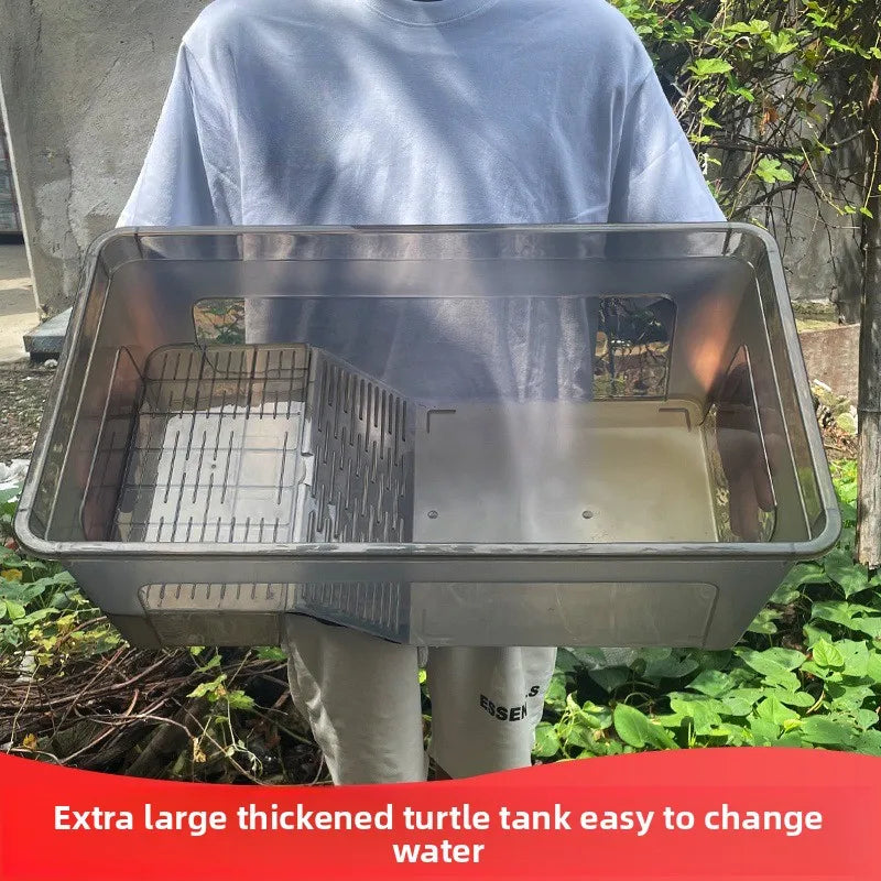 Reptiles Ecological Tank Large Basin Brazilian Turtle Breeding Box Multi-functional Area Integrated Pet Breeding Box Products