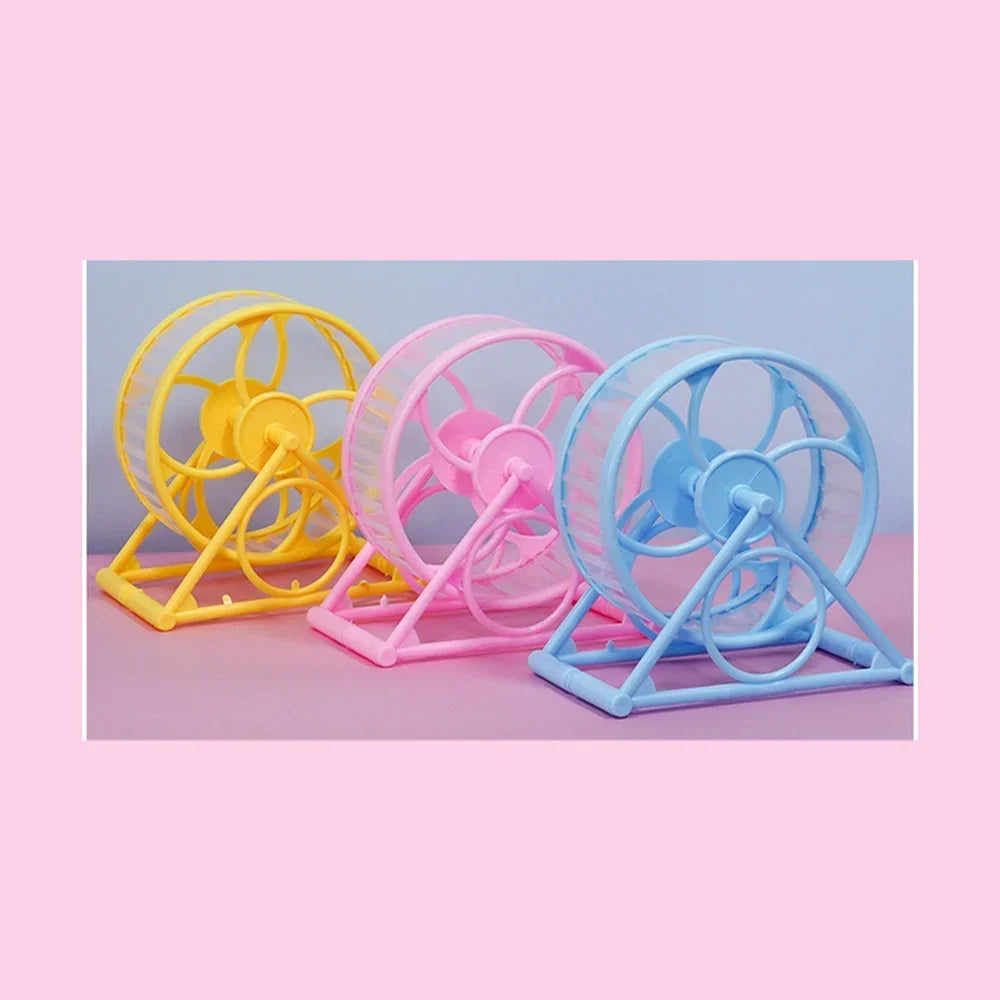 Hamster Running Wheel Hamster Ultra Quiet Anti Jamming Small Animal Sports Running Wheels Hamster Cage Accessories Toys Hamster