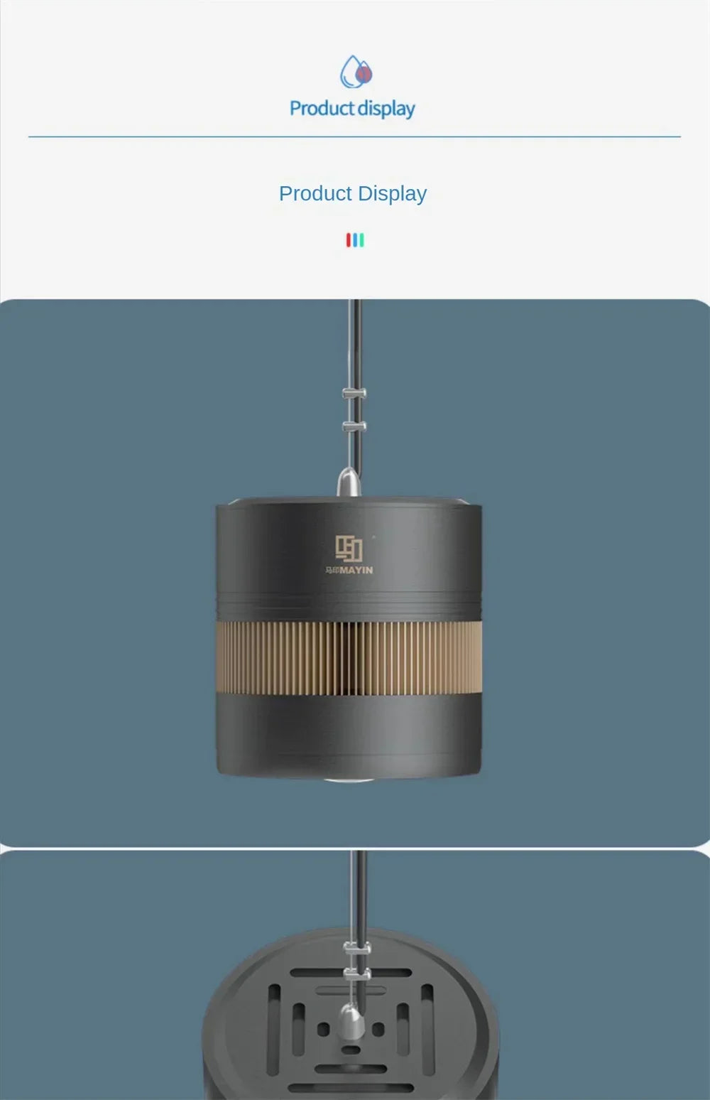 Aquarium Full Spectrum LED Lighting Lamp, Goldfish Lamp, Special Algae Color, Increasing Water Plant, Magic Lamp, 60 / 100W