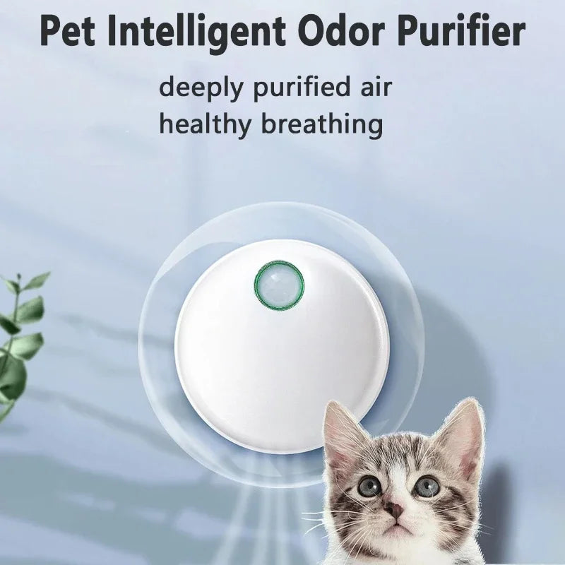 Pet Odor Eliminator Cat Litter Deodorizer Air Purifier For Dogs And Cats Odor Removal For Fresh Air Household Electric Air
