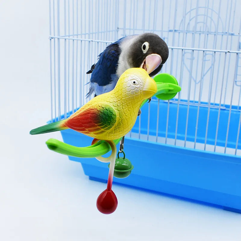 Bird Perch Stand for Parakeets Birdcage Stand Platform Cage Toy Parrot Perches Cage Accessories Small Birds Toy