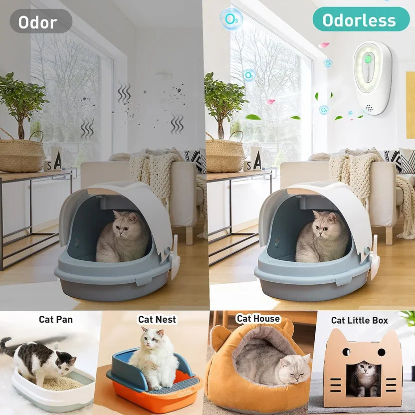 Smart Pet Odor Purifier For Cats and Dog Toilet  Air Cleaner Pets Deodorization