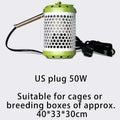 Reptile Heat Lamp Ceramic Heating Lamp Ceramic Heater Bulb 25/50/75W/100W for Birds and Amphibians Incubation Pet Supplies ﻿