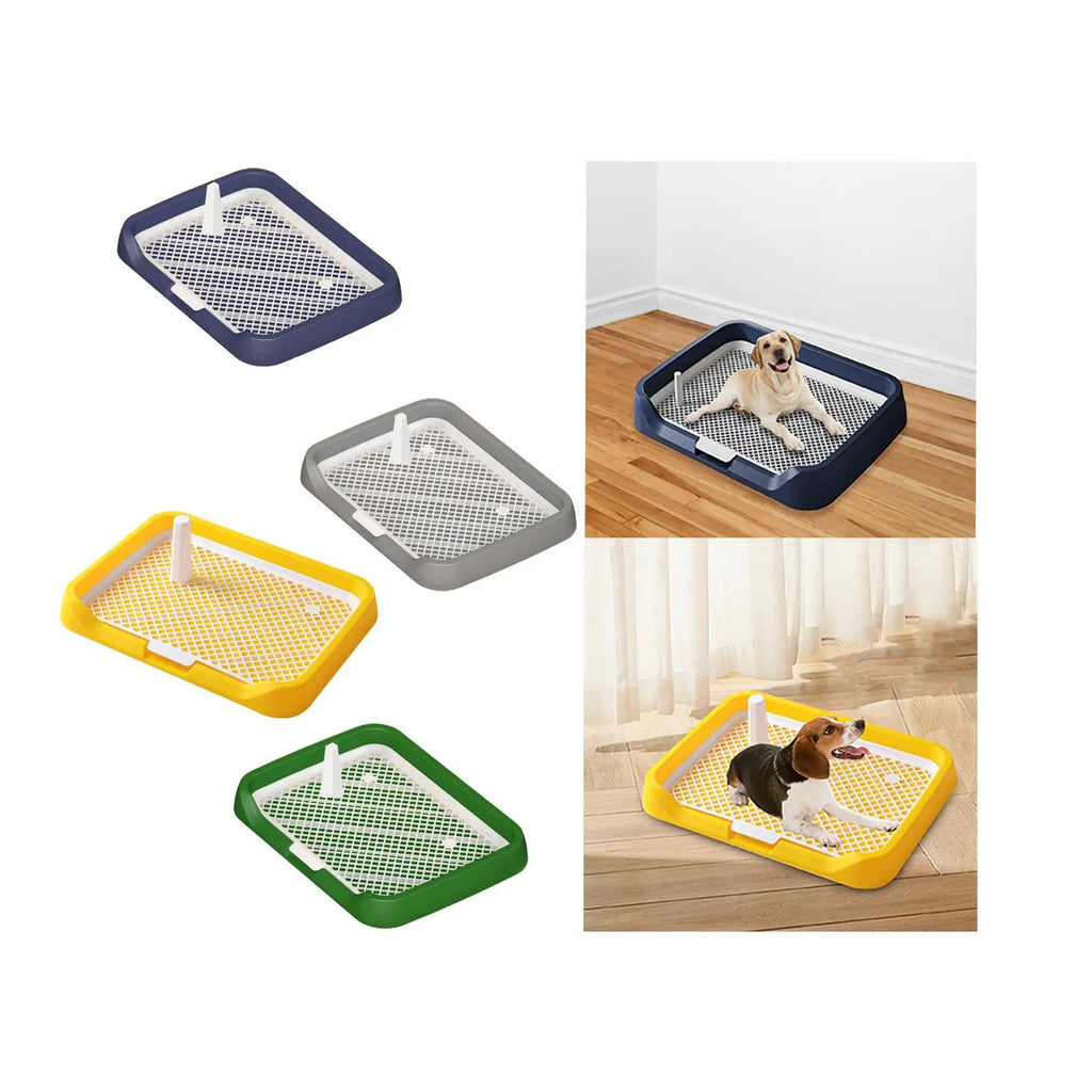 Pet Training Pads Holder Training Tray Reusable with Protection Wall Dogs Potty Pad Pee Pad Holder for Dogs and Cats