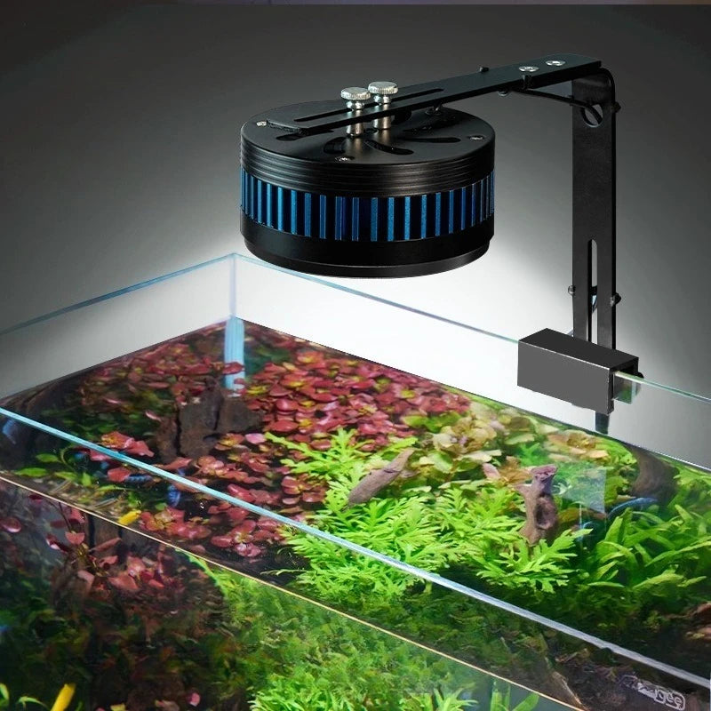 Fish Tank Downlight Led Full Spectrum Metal Aquarium Lamp Clip-on Waterproof Fishbowl Light Aquatic Plants Ornamental Lighting