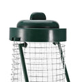 Pet Bird Hanging Feeders Outdoor Pet Parrot Seeds Food Feeder Wild Bird Grid Food Dispensers Yard Garden Bird Feeding Device