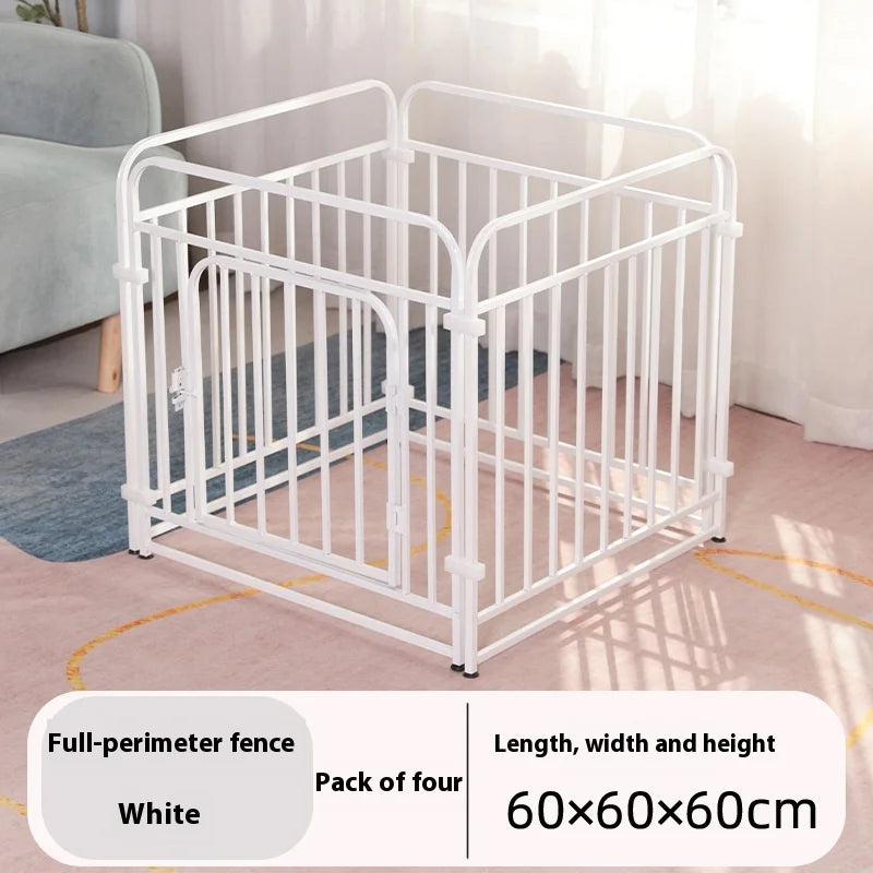 Adjustable Modular Dog Crate Kennel Pet Fence Indoor Outdoor Playpen for Small Medium Large Breeds Training