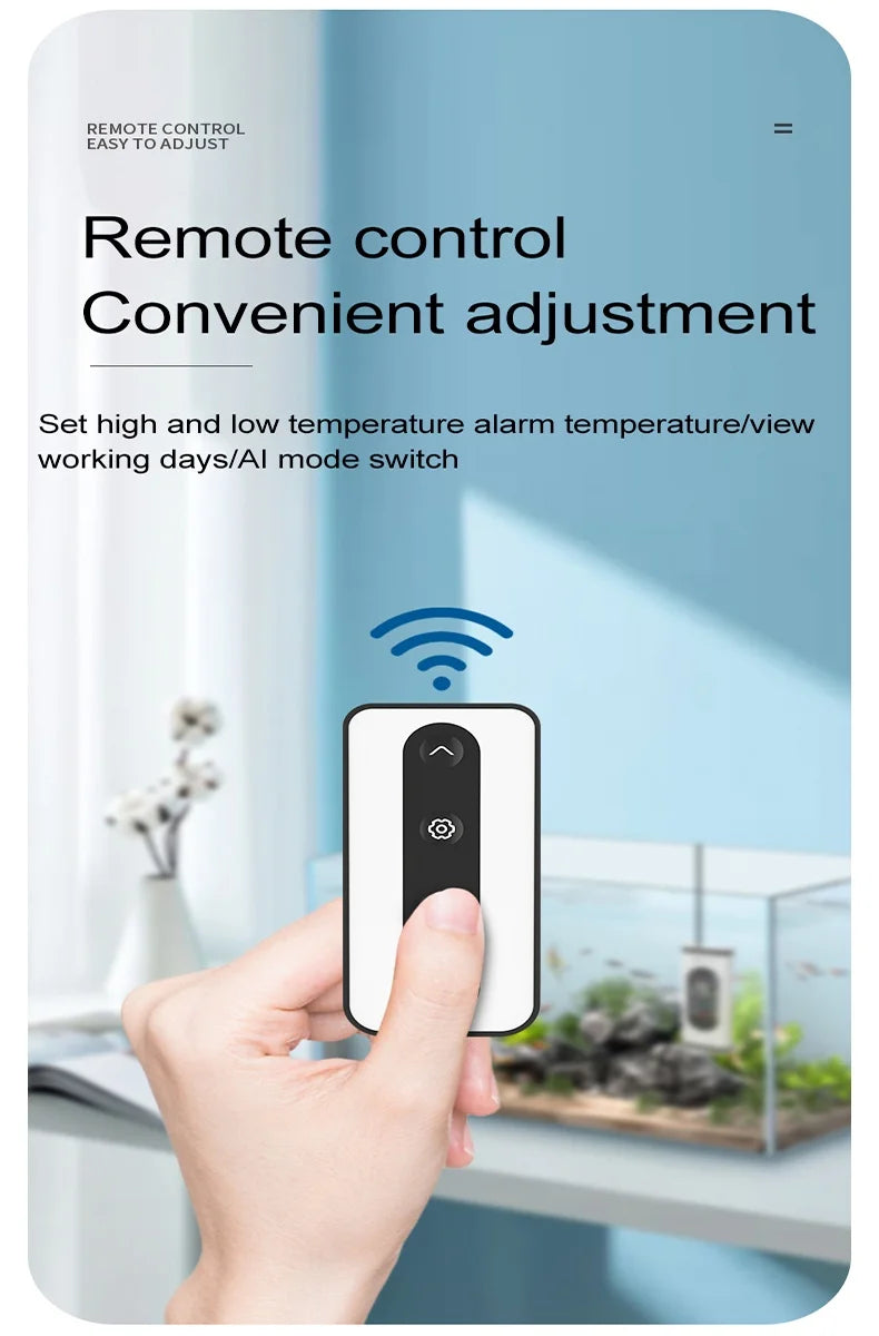 Fish Tank Electronic Thermometer High-precision Digital Display Aquarium Temperature Measuring Water Temperature Inside The Tank