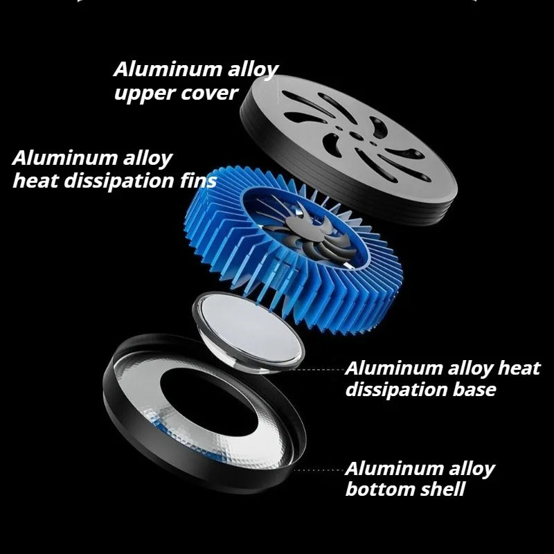 Fish Tank Downlight Led Full Spectrum Metal Aquarium Lamp Clip-on Waterproof Fishbowl Light Aquatic Plants Ornamental Lighting