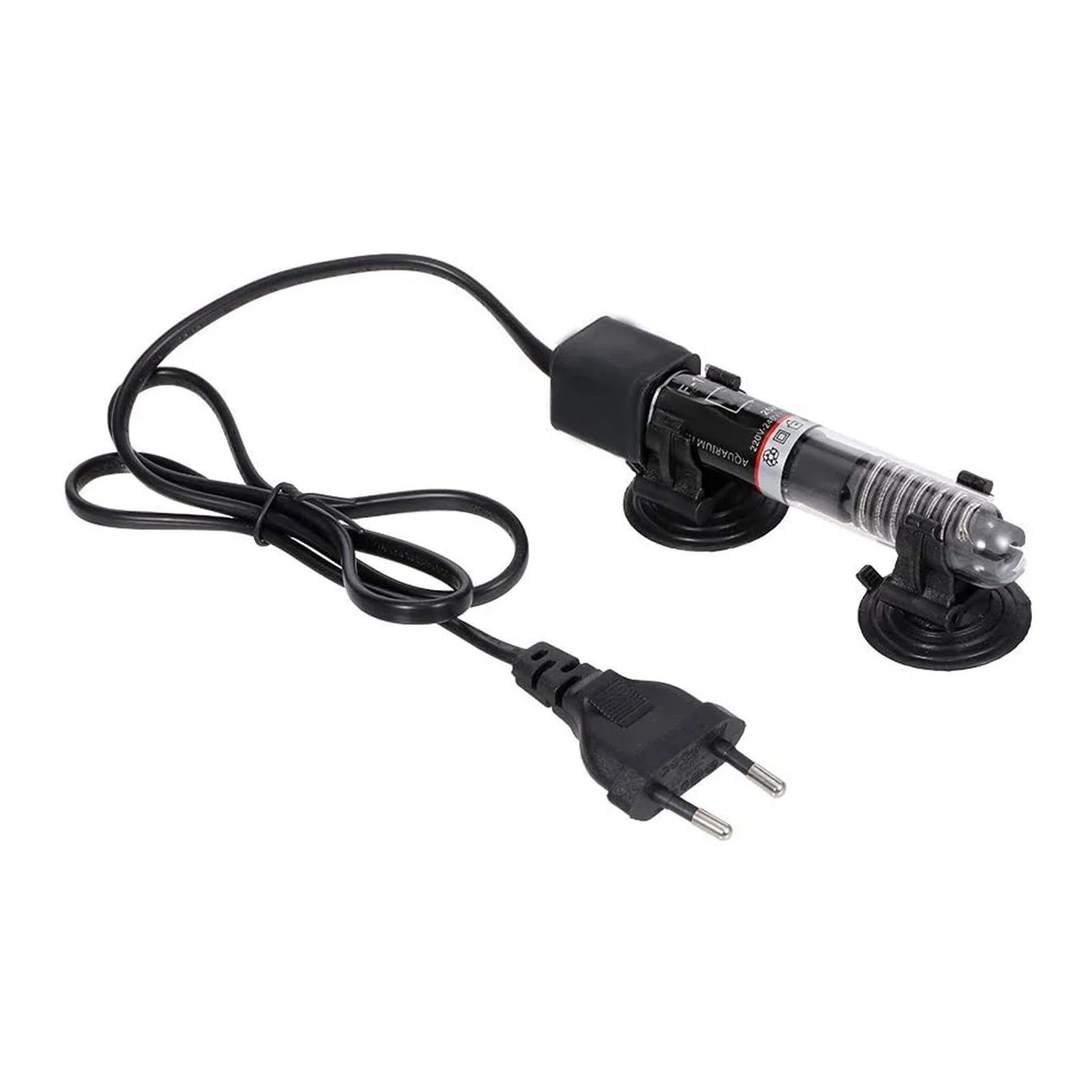 Mini Aquarium Heater Submersible Fish Tank Water Automatic Temperature 26Degrees Thermostat Heater Rod with Suction Cups