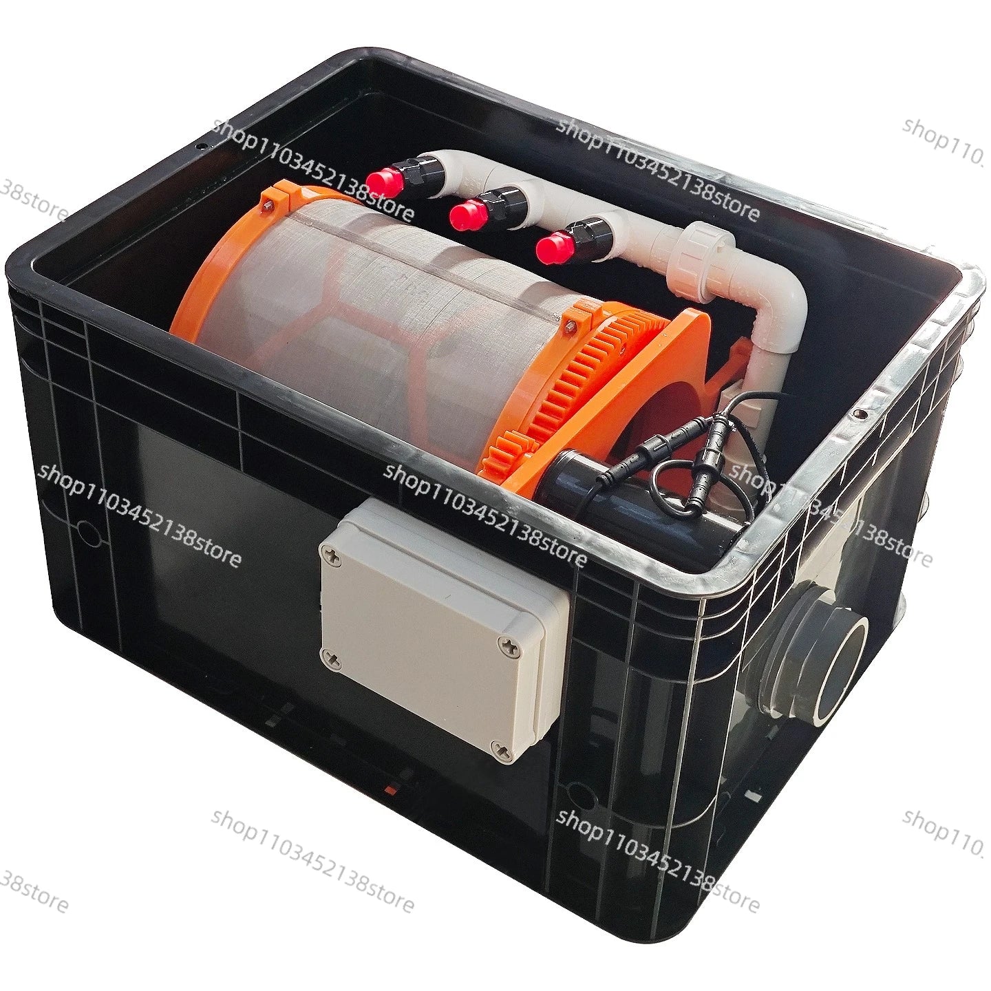 Fish Tank Filter Automatic Backwash Sewage Circulation System 10000 Flow Fish Pond Conversion Micro Filter