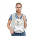 Pet Carrier Backpack, Pet Front Cat Dog Carrier Backpack Travel Bag, Safety Strap Camping Hiking Traveling