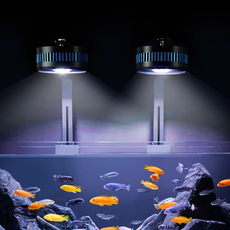 Fish Tank Downlight Led Full Spectrum Metal Aquarium Lamp Clip-on Waterproof Fishbowl Light Aquatic Plants Ornamental Lighting