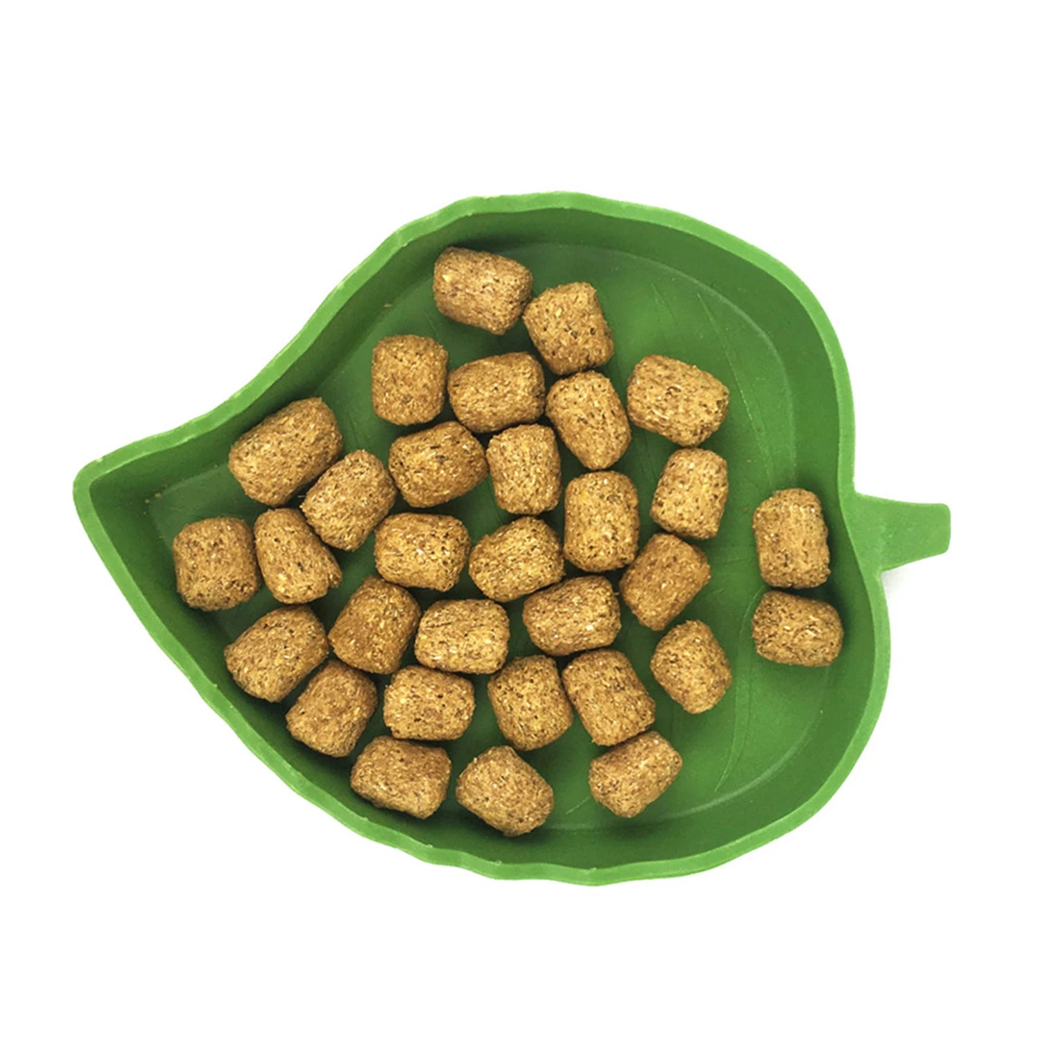 Turtle Water Bowl Leaf Shaped Reptile Food Water Bowl Flat Drinking Bowl Water Plate Reptile Pets Drinking and Eating,