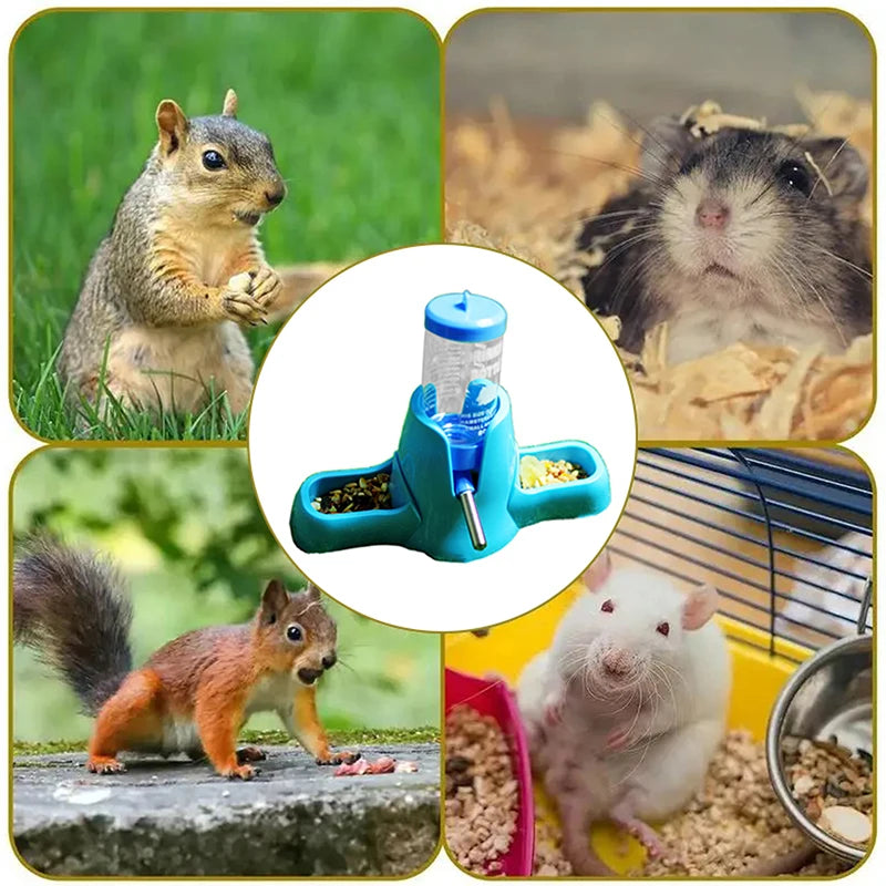 Hamster Water Bottle Small Animal Accessories Automatic Feeding Device Food Container Pet Drinking Bottles