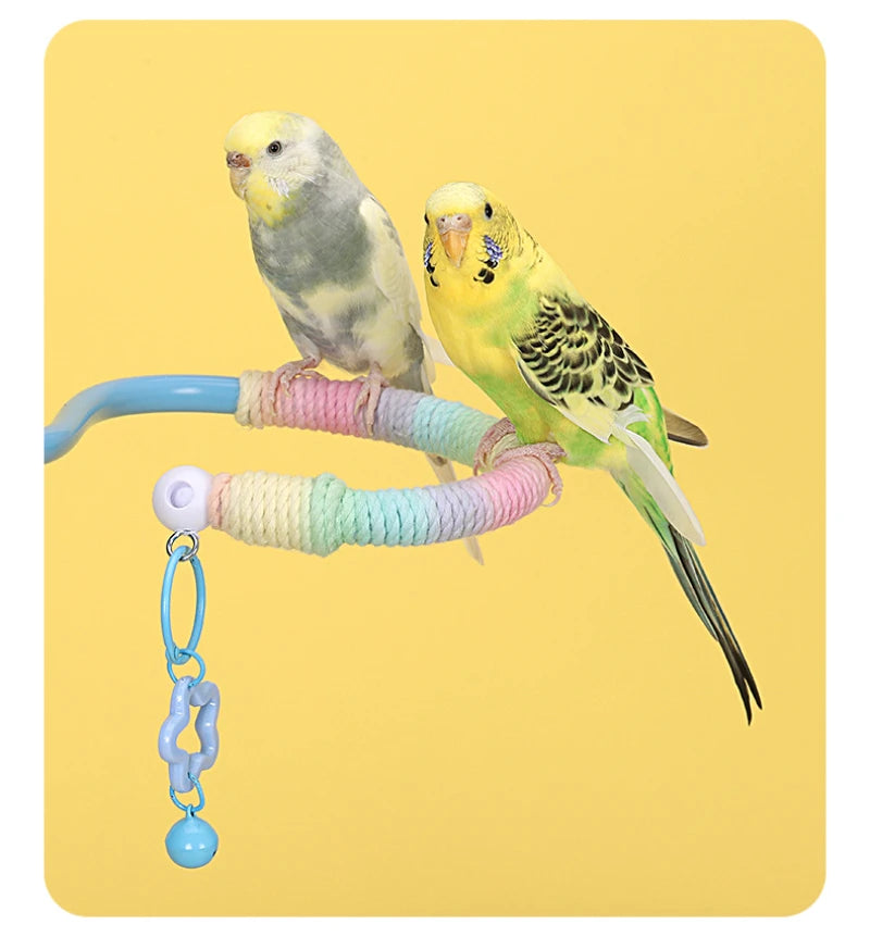 Bird Perch Stand Bird Training Portable Tabletop Platform parrot accessories Indoor Bird Stands for Parakeets Lovebirds Budgies