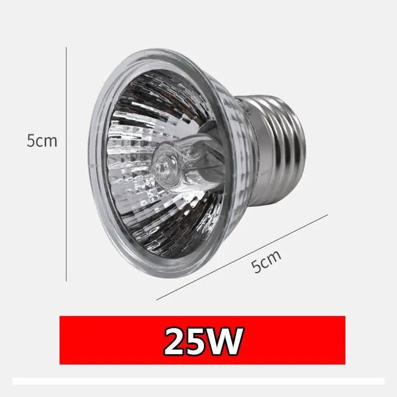 Reptile Heating Lamp 25/50/75W Basking Bulb for Turtle Lizard Snake Bird Pet Emitter Heater Feeding Lighting