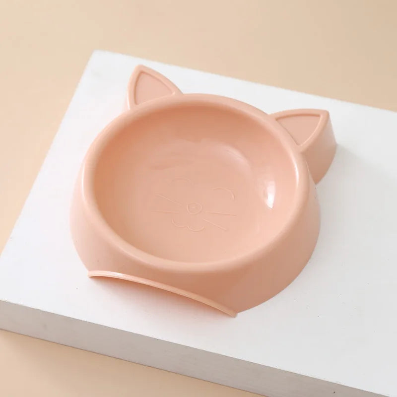 Charming Cat-Shaped Dog Bowl - Non-Slip, Easy to Clean, Perfect forSmall/Medium Pets