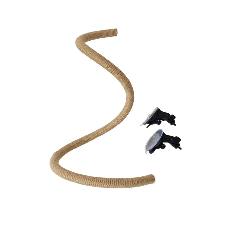 Parakeets Perch Bird Perches Standing Perch Suction Cup Folding Perch for Pecking Grinding Bird Enrichment Accessories D2RD