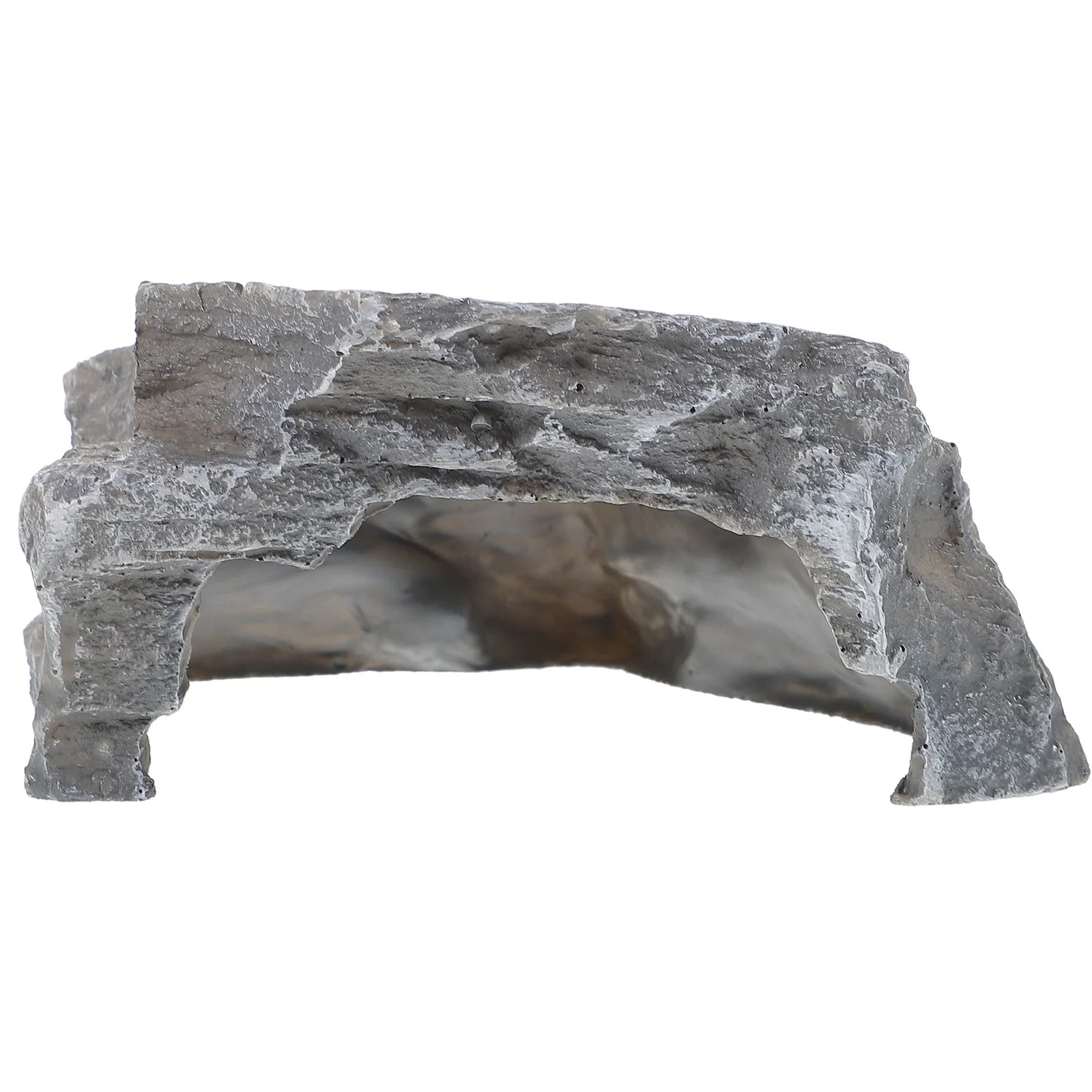 Natural Reptile Cave Small Terrarium Decor Realistic Turtle Ramp Basking Platform Reptile Accessory Basking Platform