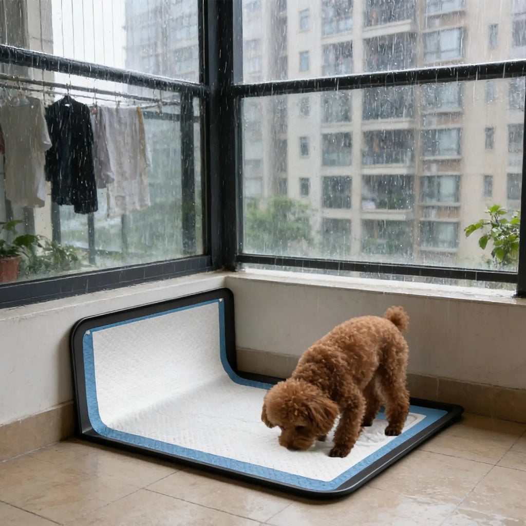 Dog Potty Training Pads Folding Non Slip Pee Pad Silicone Dog Pee Pad Holder easy-to-clean pet pads for indoor use Pet Supplies